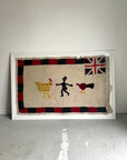 “The Rooster and The Clockbird” Fante Asafo Flag circa 1950