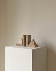Art Deco Marble Bookends