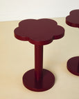 Daisy Side Table Burgundy