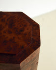 Octagonal Burl Pedestal