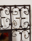 Iron Work Scroll Mirror