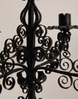 Pair of Iron Candelabras