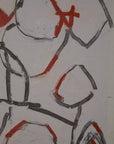 Large George’s Ferrato Grey, Crimson and Black