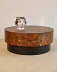 Round Italian Copper Coffee Table