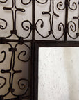 Iron Work Scroll Mirror