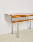 Chrome Leg Console Table