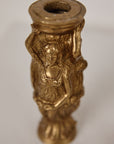 Gilt Metal Candle Holders