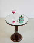Mirrored Top Deco Side Table