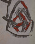 Large George’s Ferrato Grey, Crimson and Black