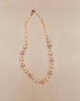 Vintage Germane Pink and White Pearl Necklace