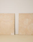 Pair of Large Stucco Artworks by C. Foulche