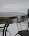 Vintage Metal Bistro Dining Set (Table & 2 Chairs)