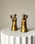 Brass Altar Boy Candle Holders