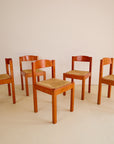 Orange Carimate Style Chairs