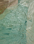 Thick Icy Toned Abstract Oil on Canvas