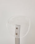 Single Lucite and Chrome 1980s Postmodern Dining Chair