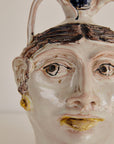Sicilian Woman Head Jug