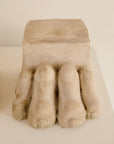 Decorative Pair of Carved Stone Lions Paws