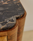 Art Deco Marble Top Sideboard