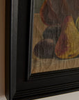 Vintage Framed Still Life Oil Painting – Fruit & Pitcher