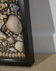 Framed Mosaic Shell Wall Display