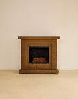 VINTAGE WICKER FIRELACE SURROUND