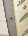Blue Art Deco Mantle Mirror