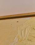 Thick Yellow Oil on Canvas