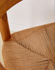 Set of 4 Rainer Daumiller Dining Chairs in Pine and Papercord, 1970s