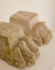 Decorative Pair of Carved Stone Lions Paws
