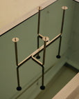 Mid Century Chrome Candleabra