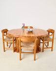 Extendable Rainer Daumiller Pine Dining Table