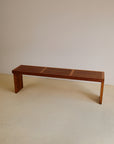 Modernist Wooden Slatted Bench In Style of Charlotte Perriand
