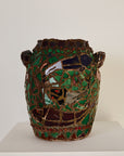 French Pique Assiette Vase