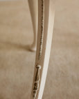 French Vintage Velvet Vanity Stool
