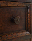 Solid Oak Jacobean Style Chest of Drawers