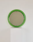 Green Italian Curved Mirror