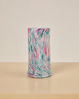 Pink and Green Splatter Vase