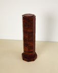 Octagonal Burl Pedestal