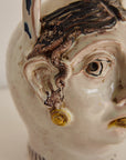 Sicilian Woman Head Jug