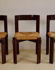 Set of x4 Dining Chairs by Giovanni Michelucci (1891 - 1990)