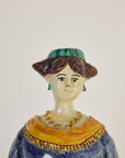 Maiolica Lamp in the shape of a woman
