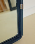 Blue & Chrome 1970s Mirror (sold individually)