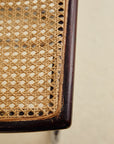 Chrome and Rattan Dining Chairs