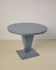 Tolix Kub Lilac Metal dining table, garden table, Xavier PAUCHARD, 1950s