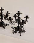 Pair of Iron Candelabras