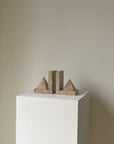 Art Deco Marble Bookends