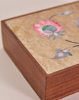 Wooden Box with Inlaid Mother of Pearl Detail