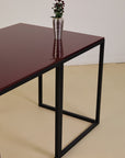 Vintage Conran Shop Red Glass Desk