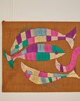 Mid Century Fish Tapestry